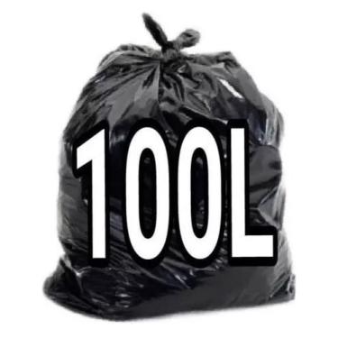 Imagem de Saco de lixo 100 litros comum c/ 100 un - E A COSTA 
