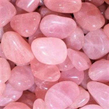 Imagem de Quartzo Rosa Natural Pedra Rolada Cristal do Amor - Aromania Essências