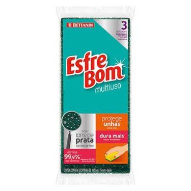 Imagem de Esponja ESFREBOM Protege as Unhas c/ 3un Ref.4523