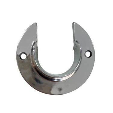 Imagem de Suporte Parede Roseta Flange PVC para Varões de Cortina 28MM (Par) - V