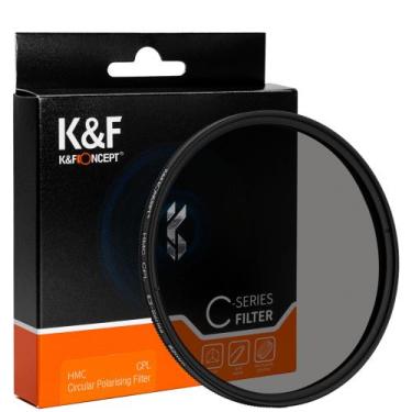 Imagem de Filtro Polarizado Cpl P/ Lente 49mm K&f Concept - Made Japan