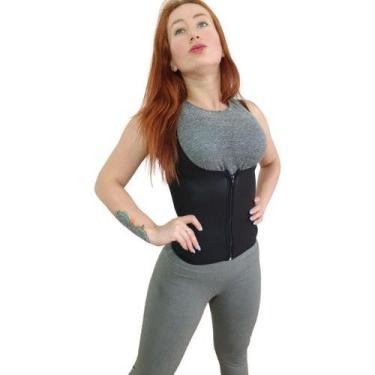 Imagem de Cinta C/ Duplo Fecho Modela E Reduz Em Neoprene - M24 - Fanáticos Por 