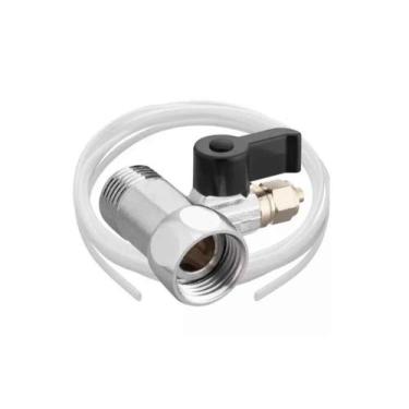 Imagem de Kit Mangueira E Registro Para Filtros Electrolux  E Consul Com 5 Metro