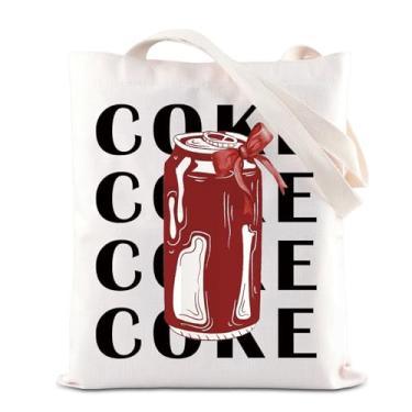 Imagem de KUIYAI Coquette Sacola para bebidas estéticas, saco de latas, laço vermelho, presente, bebedor, bebedor, presente, bebida, presente para amantes de bebidas, Bowcoketotes