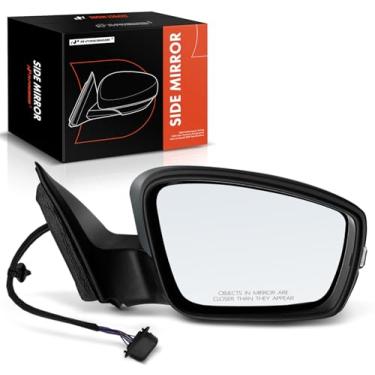 Imagem de A-Premium Espelho retrovisor elétrico lateral do passageiro - compatível com Volkswagen Jetta 2011-2018 - Espelho retrovisor externo externo dobrável manual aquecido com seta - Substituição #