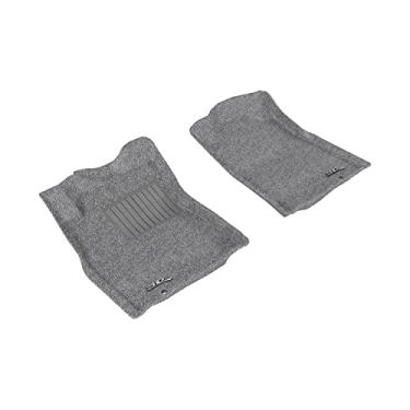 Imagem de 3D MAXpider Tapete de piso de ajuste personalizado para modelos selecionados Toyota Tacoma - Tapete clássico (cinza)