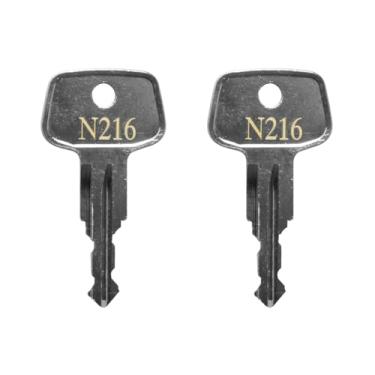 Imagem de Chave de rack de carro N216, chave de substituição Errebi para Thule Ski, caixa de carga, teto, suportes de transporte e barras transversais - códigos N216 [2 peças]