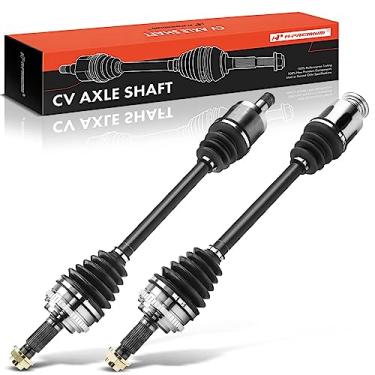 Imagem de A-Premium Par (2) Conjunto de eixo dianteiro CV compatível com Acura MDX 2003-2006 e Honda Pilot 2006-2008, dianteiro esquerdo e direito, Substituir # 44306S3VA61, 44305S3VA61