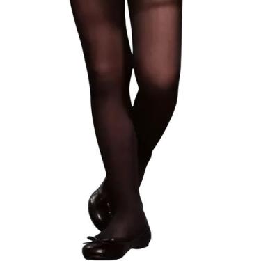 Imagem de Meia Calça Casual Infantil Menina Dia a Dia Fio 20 Trifil W06851, Pret