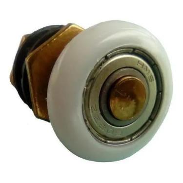 Imagem de Kit 2 Roldana Rolamento Rodizio Para Box De Vidro 8mm - al