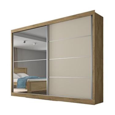 Imagem de Roupeiro Verona Plus 1 Porta com Espelho MDF - MadeMarcs - MadeMarques