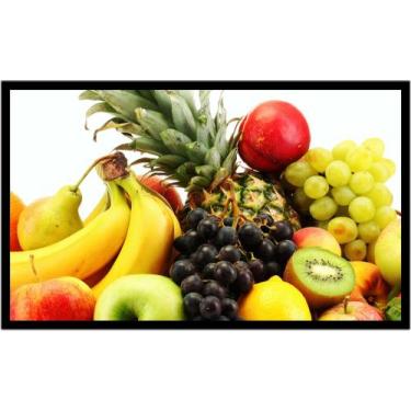 Imagem de Quadro Decorativo Frutas Nutrição Fruteira Lojas Cozinha Sala Com Mold