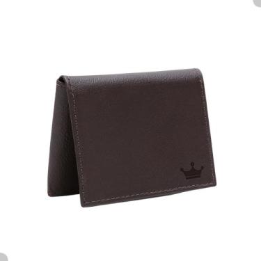 Imagem de Carteira Masculina Em Couro Slin Porta Cartão Cnh Notas - USE ARGUMENT