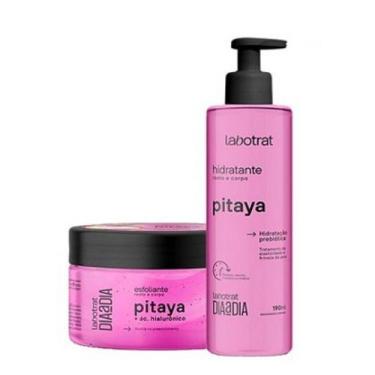 Imagem de Kit de Beleza LABOTRAT Pitaya Hidratante 190ml + Esfoliante 300g com Á