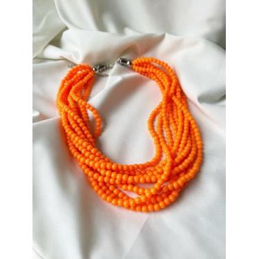 Imagem de Máxi Colar Ananda - Nilza Biju, Laranja