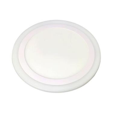 Imagem de Luminária painel led dual color 12w+4w embutir redondo - TASCHIBRA