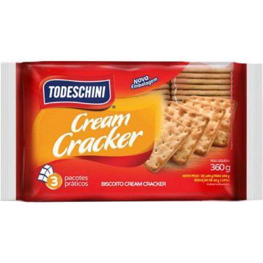 Imagem de Biscoito Salgado Todeschini Cream Cracker Embalagem 360G