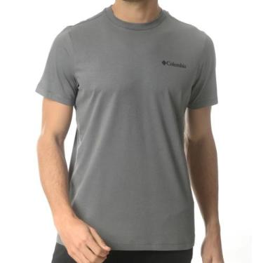 Imagem de Camiseta Columbia Basic Cinza, M, Cinza