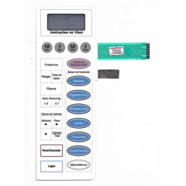 Imagem de Membrana teclado Para Microondas Panasonic Nn 7956 Nn 7958 Reta - TND