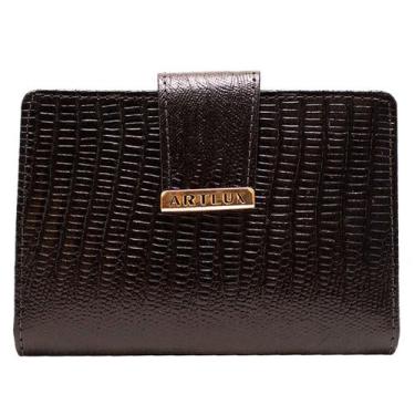 Imagem de Carteira Feminina Porta Documentos de Carro em Couro Artlux 493, Preto