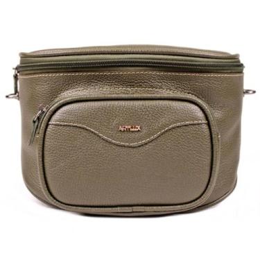 Imagem de Pochete Guaiaca Colors em Couro Artlux 9049, Verde militar