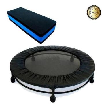 Imagem de Cama Elástica Mini Jump Com Aro De Reforço + Capa + Step - Infinity