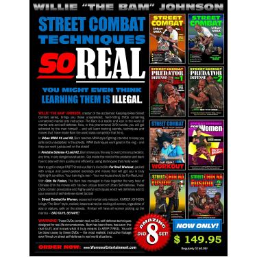 Imagem de Street Combat by Willie Bam Johnson Box Set ( 8 DVDs )