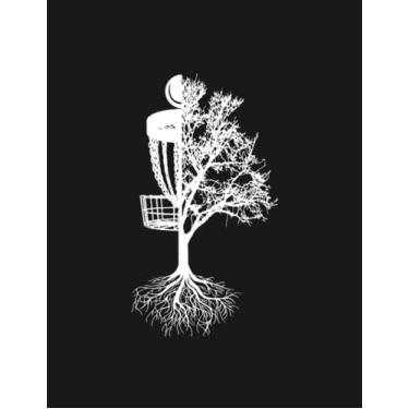 Imagem de Disc Golf Frisbee Golf 4 Notebook: 8.5x11 inches 100 Pages Lined College Ruled Paper Journal Diary Planner