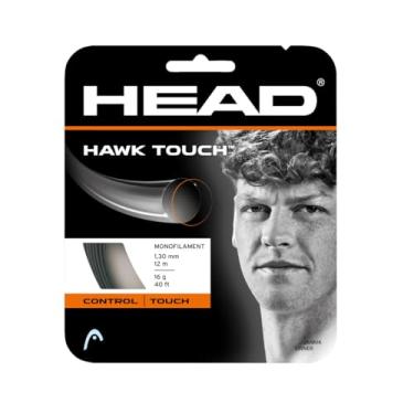 Imagem de HEAD Conjunto de cordas de raquete de tênis Hawk Touch 10 m - Corda de raquete monofilamento, calibre 19