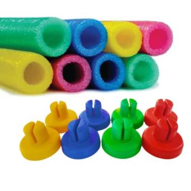 Imagem de Kit Com 8 Isotubos 8 ponteiras P/ Cama Elástica - Cama Elástica RS