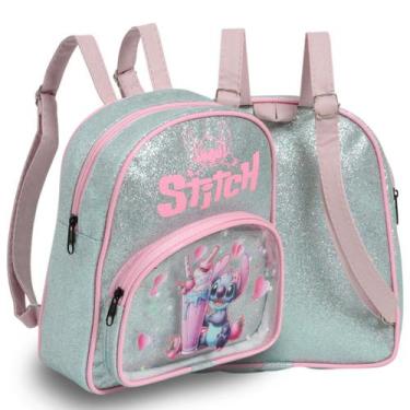 Imagem de Mochila Infantil Stitch Bolsa Pequena Creche Passeio - Plike