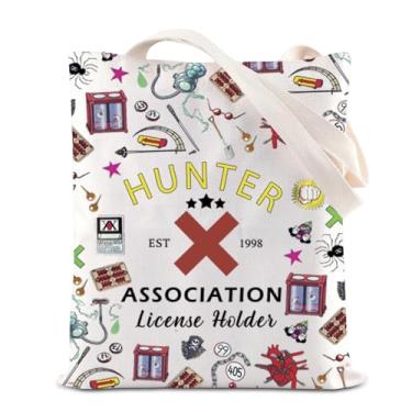 Imagem de FOTAP Bolsa de mão para fãs de anime Hunter Association Inspire, bolsa de mão de mangá, lutador de anime japonês para fãs de compras, X Association T
