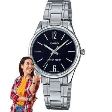 Imagem de Relógio Feminino Casio Classico Analógico Pulseira Aço Inóx  Resistemt