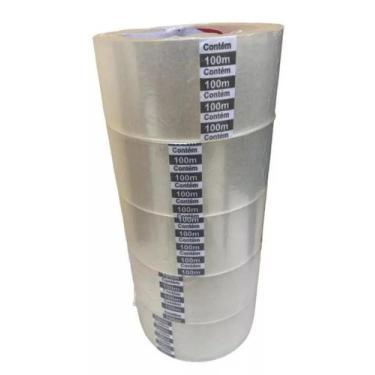 Imagem de Fita durex transparente 45x100 com 5 unidades - gg embalagem