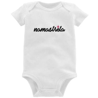 Imagem de Body Bebê namastreta - Foca na Moda, Branco, P