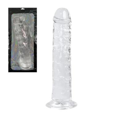 Imagem de Pênis Realístico Jelly 18 X 3,5Cm Conforto e Prazer Intenso Acessório Sexual Macio Satisfação Quente