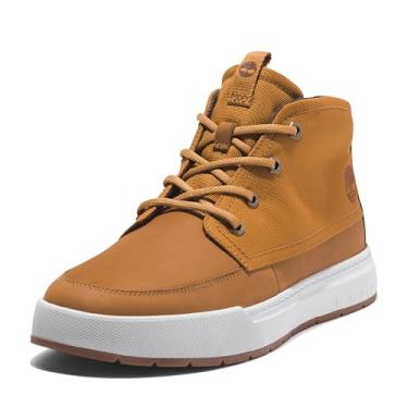 Imagem de Timberland Tênis masculino Maple Grove Mid Lace-Up, Nobuck de trigo, 39