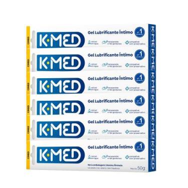 Imagem de Kit c/ 6 unidades - Gel Lubrificante Íntimo K-med 50g - Cimed