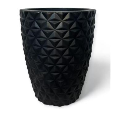 Imagem de Vaso De Planta Polietileno Jardim Varanda Luxo Berlian P (preto)