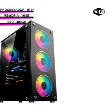 Imagem de Pc Desktop Gamer I5 8geração 16gb Ddr4 Ssd 480gb Wifi - Intel