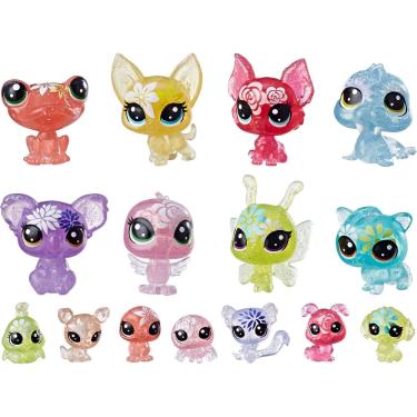 Imagem de Buquê florescente da Toy Littlest Pet Shop com 16 animais de estimação