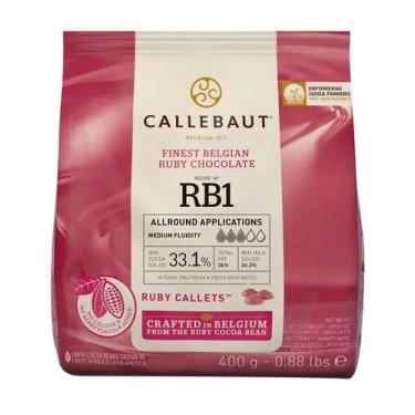 Imagem de Chocolate Rubi Gotas 400g Callebaut