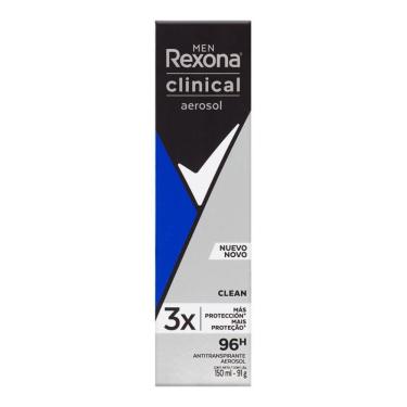 Imagem de Kit 12 Desodorante Aerosol Rexona Clinical Proteção 150Ml