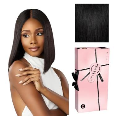 Imagem de Sensationnel Pearlish 2x6 lace wig - classic bob 12 inch behind the hairline glueless bleached knots and preplucked soft remy hair (NATURAL)