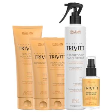 Imagem de TRIVITT - KIT HOMECARE COM HIDRATACAO + O SEGREDO DO CABELEIREIRO 300ML + REPARADOR DE PONTAS 30ML