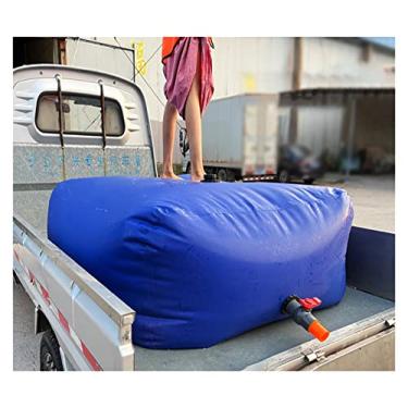 Imagem de Recipientes de Armazenamento de Água 100L 500L 1000L 2000L 3000L 4000L 5000L 6000L Tanque de Água Recipiente de Armazenamento Dobrável Bexiga para Camping RV Van Caminhão Cama Resistente à Seca