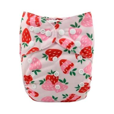 Imagem de Fralda de Pano Lavável e Reutilizável ALVABABY (3-15kg) com Inserção d