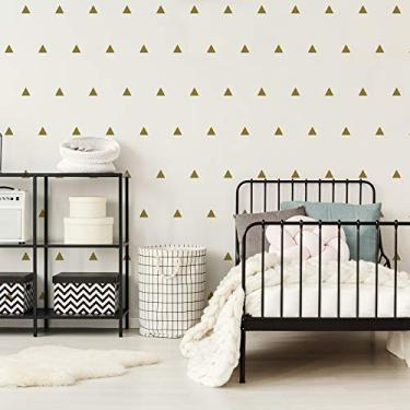Imagem de Adesivo de Parede Triângulos Dourados 168un