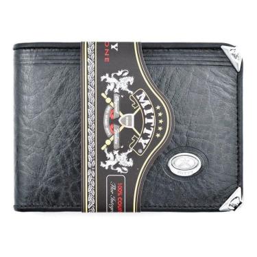 Imagem de Carteira Mitty Em Couro Preta   - M2