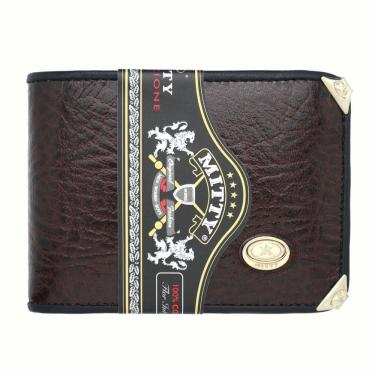 Imagem de Carteira Mitty Em Couro Café  - M2